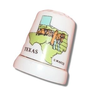 Porcelain Texas Thimble